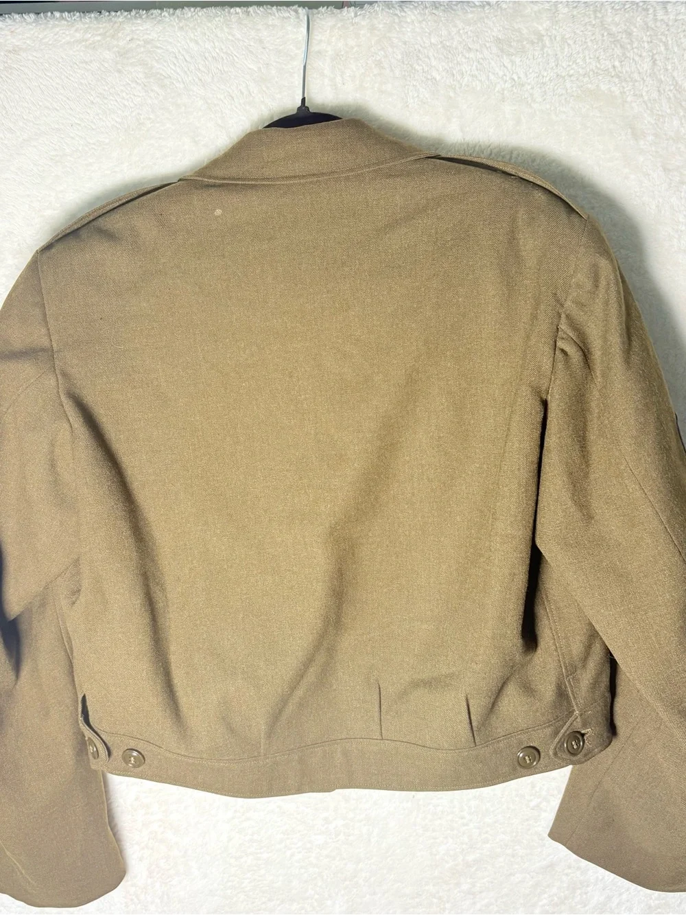 Vintage WWII Era U.S. Army Eisenhower Ike Jacket Corporal Chevrons Wool 42R